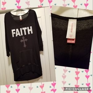Women's black tunic
